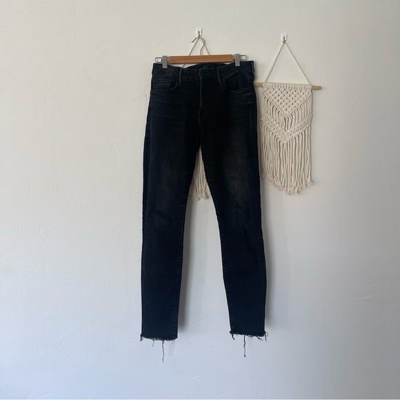 Mother Looker Ankle Fray Night Hawk High Waisted - Picture 2 of 10